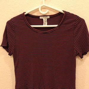 Striped Crop Top